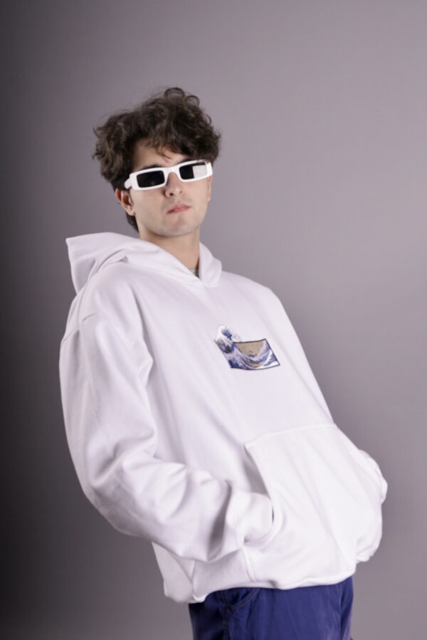 Great Wave off Kanagawa Hoodie - Image 4